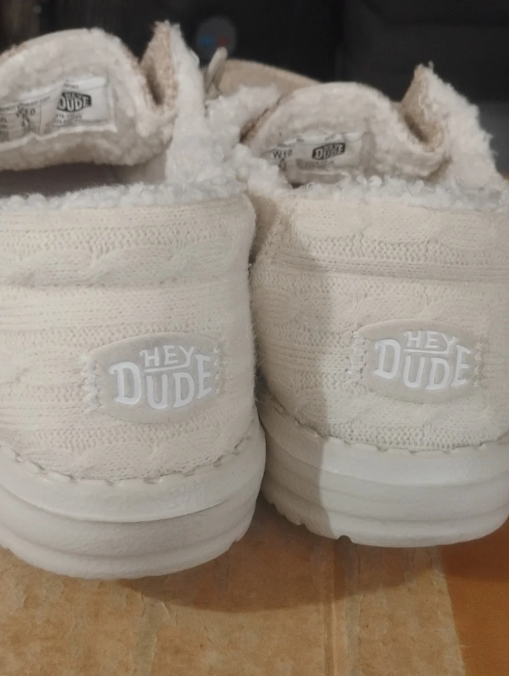 Hey Dude Wendy Brushed Cozy Ivory